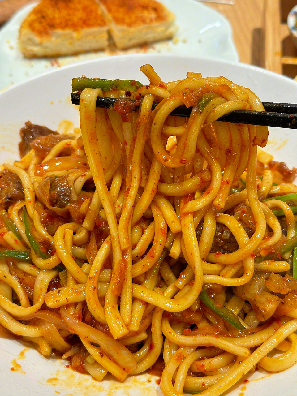 还得是碳水,还得是面食,还得是炒拉面!满足!这一顿能管到六一儿童节.