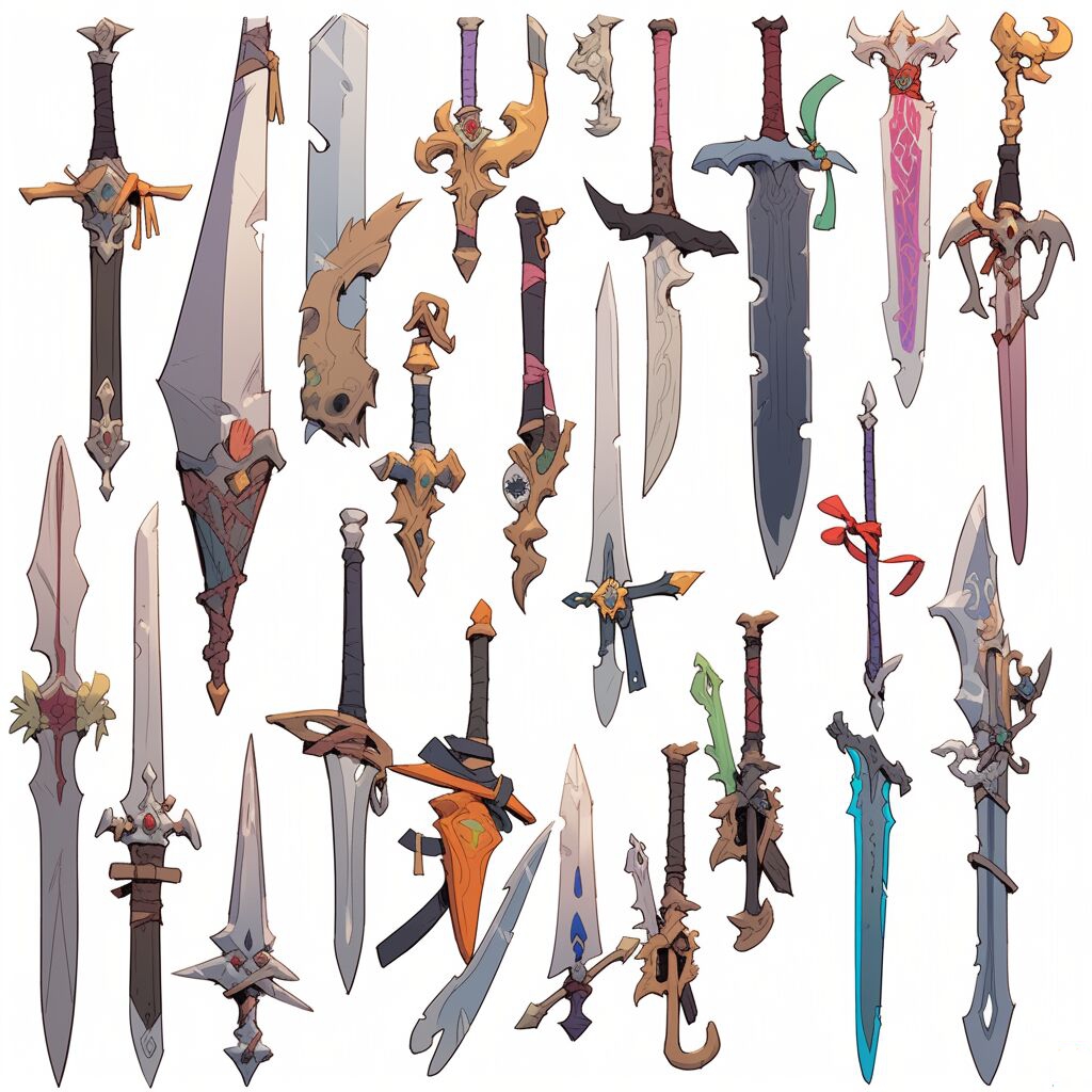 素材|游戏武器设计 剑