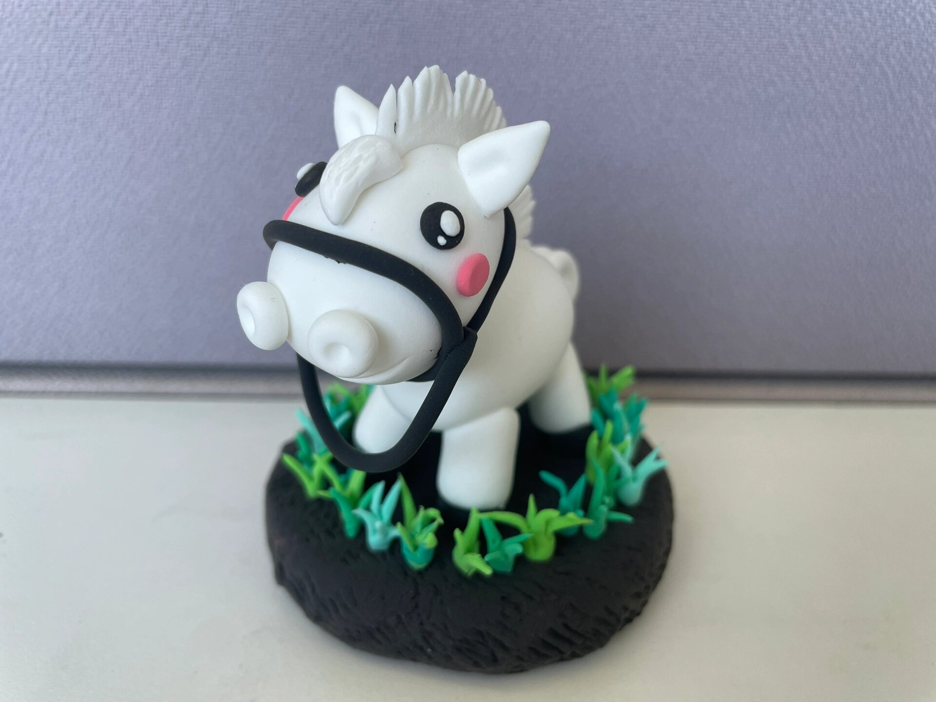 粘土制作白龙马