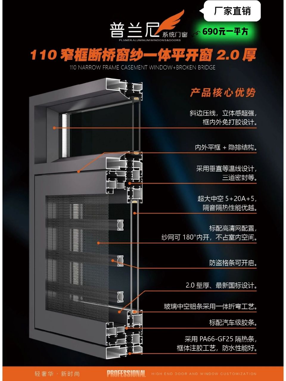 铝合金平开窗安装图解图片