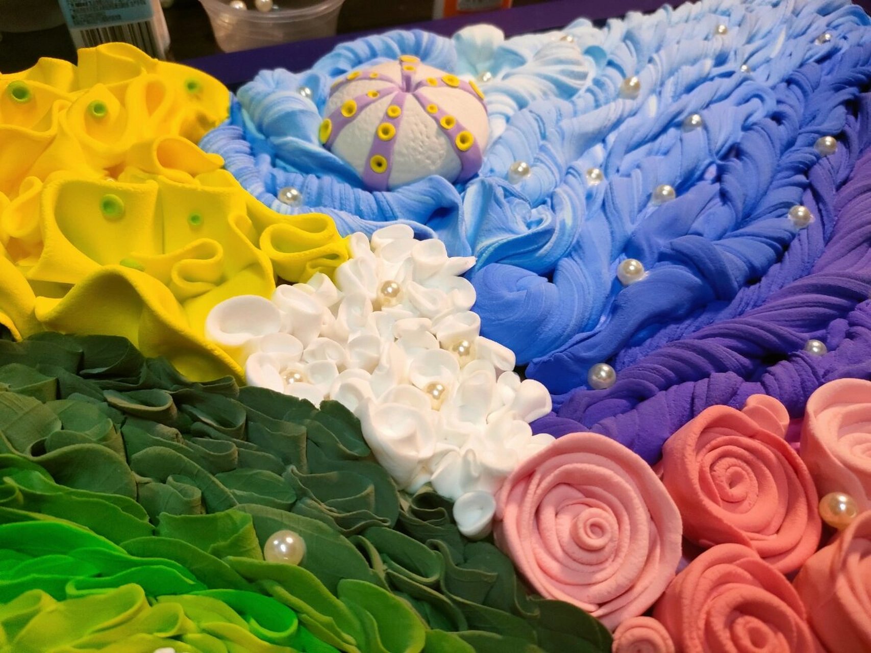 粘土手作|珊瑚海洋篇 临摹的,原创是 老师做的超级棒,过程也很详细 这