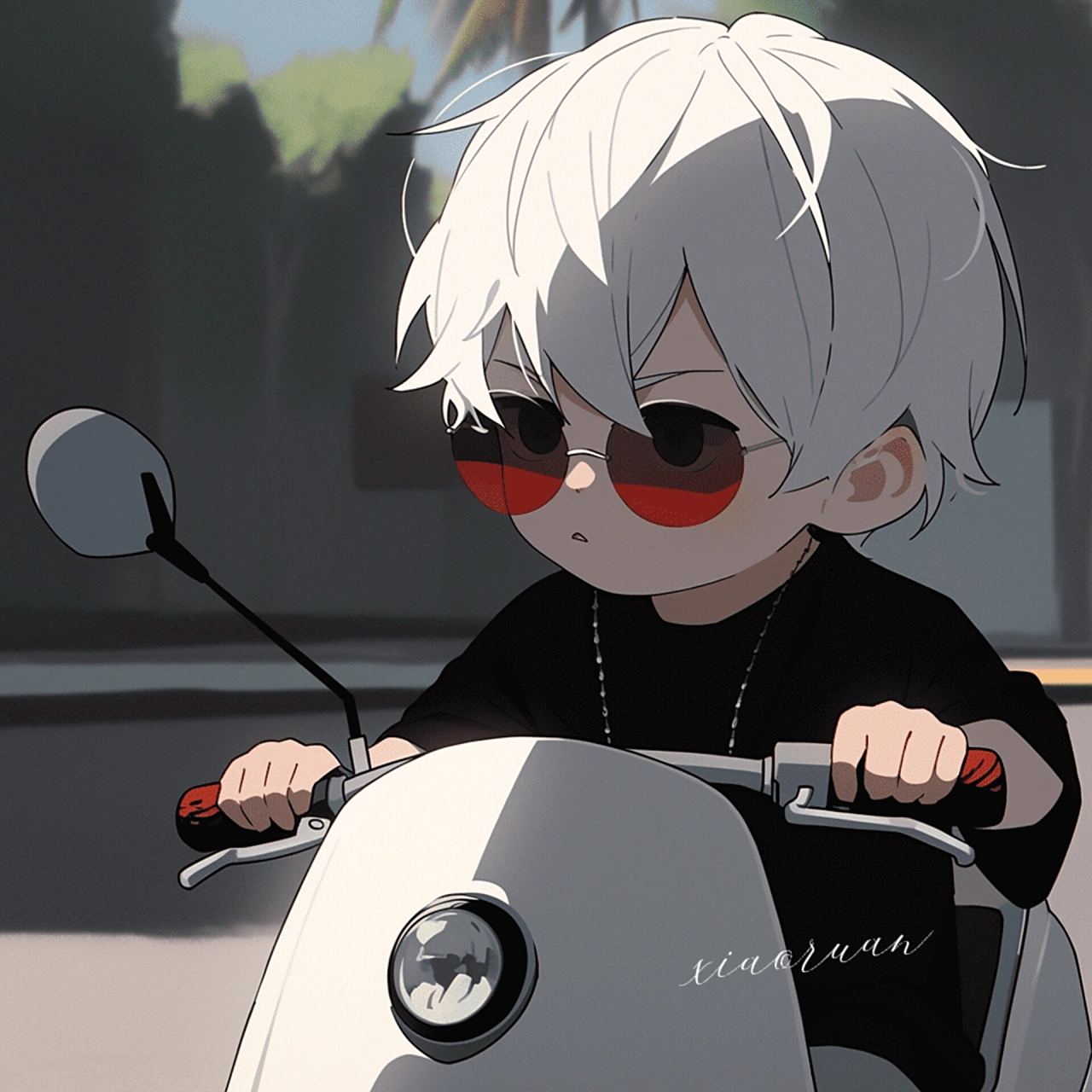 动漫男头|骑上我心爱的小摩托