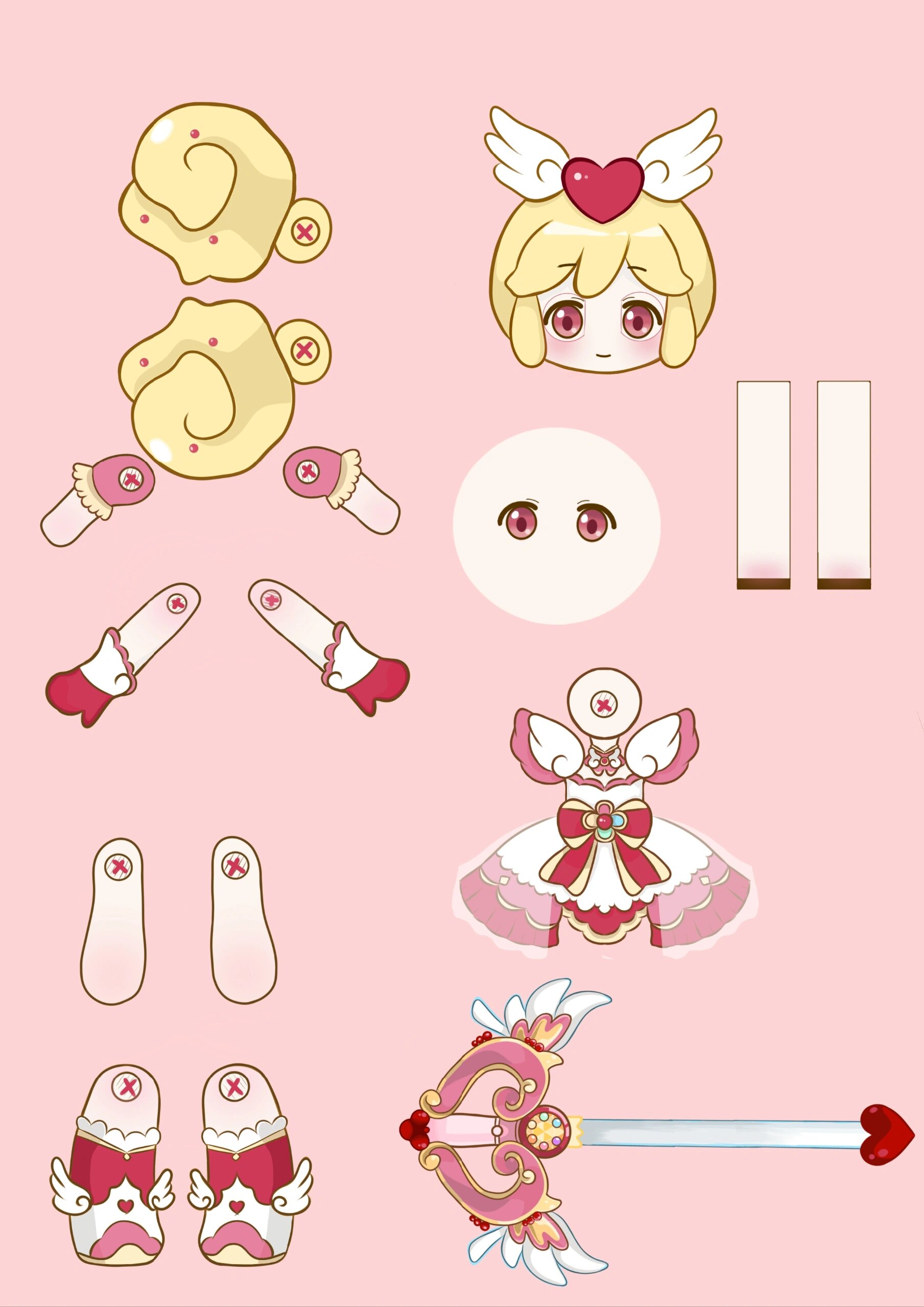 做的时候有多痛苦,弄发型的时候就有多开心#小花仙# #小花仙夏安安