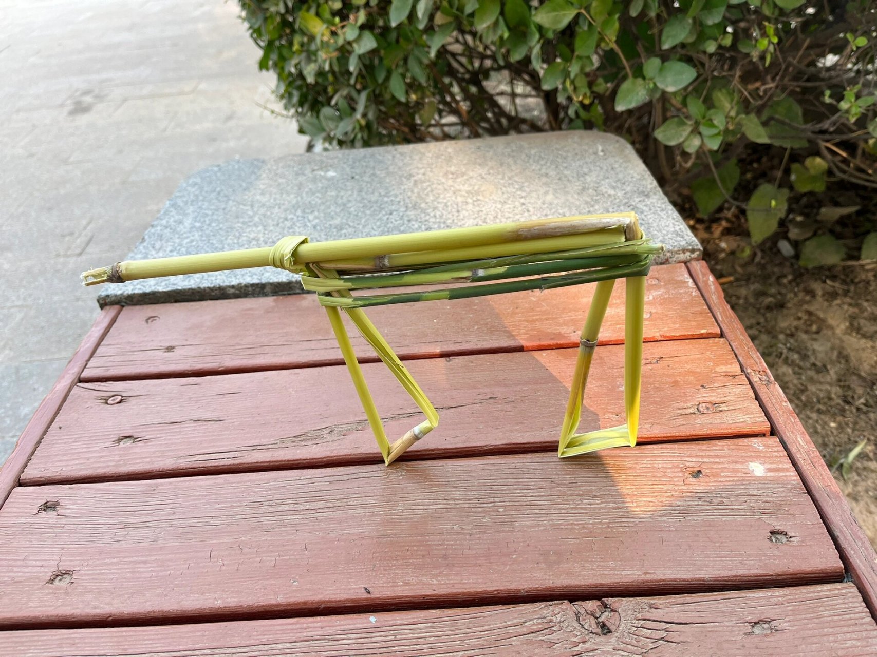 手工制造芦苇枪 童年的回忆,小时候村子里有片芦苇,离家很近,成了我们