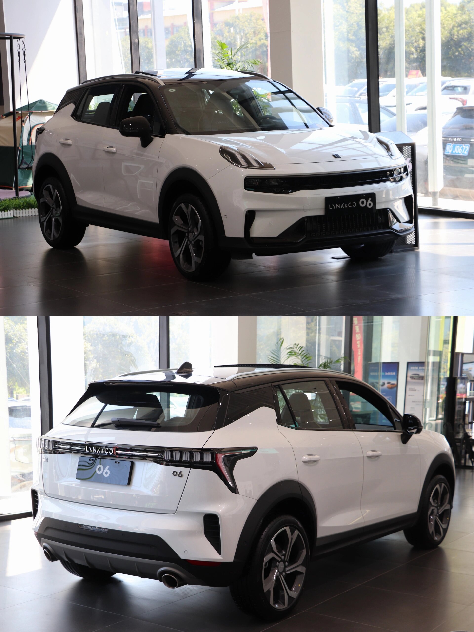 领克06劲halo珍珠白