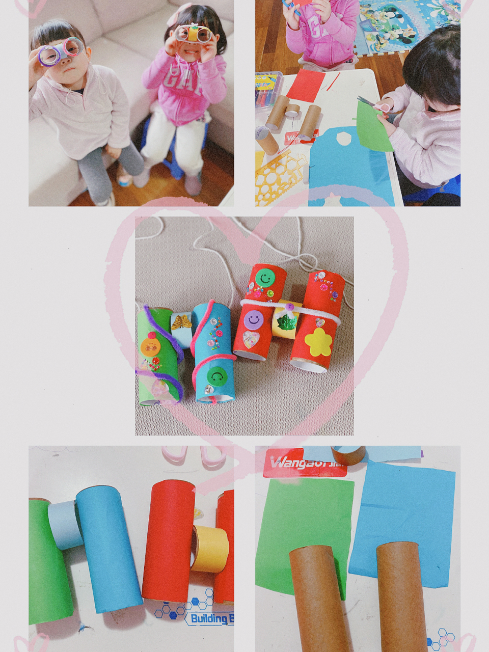 废旧纸筒变身望远镜95儿童手工diy做起来 墨尔本封城继续ing宅家玩