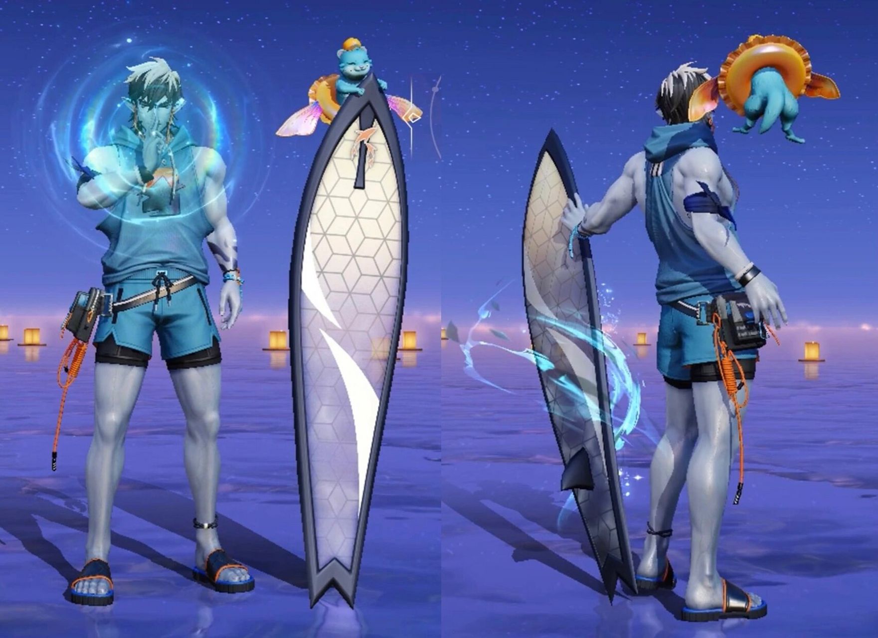 为平安京设计的荒川之主·夏之风皮肤98 去年给平安京设计的荒川之