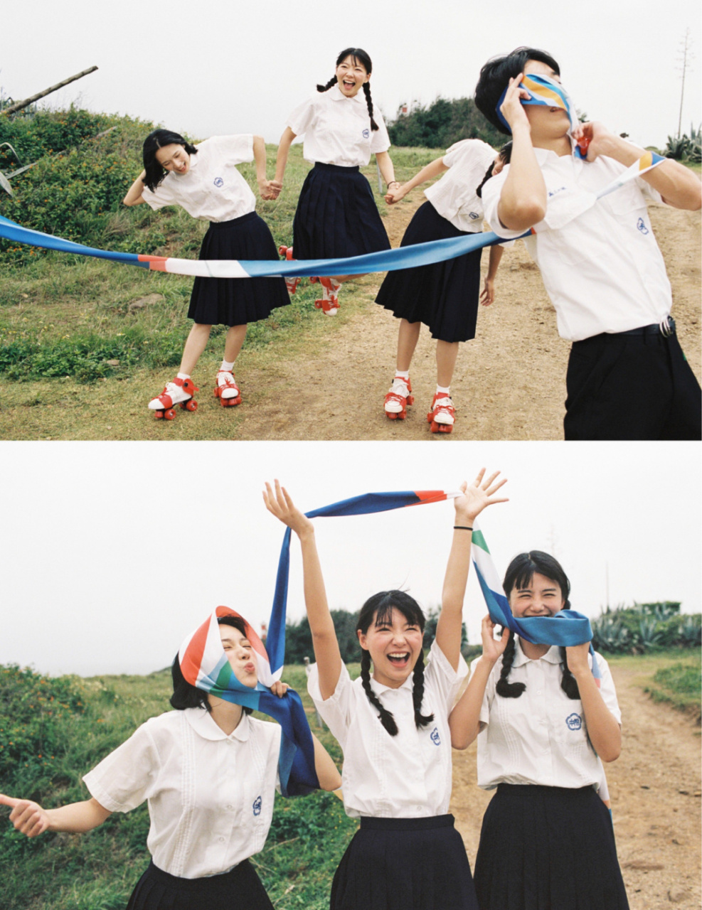 91多人写真第一弹 五月去厦门镇海角拍摄了一组五人的多人写真,大家