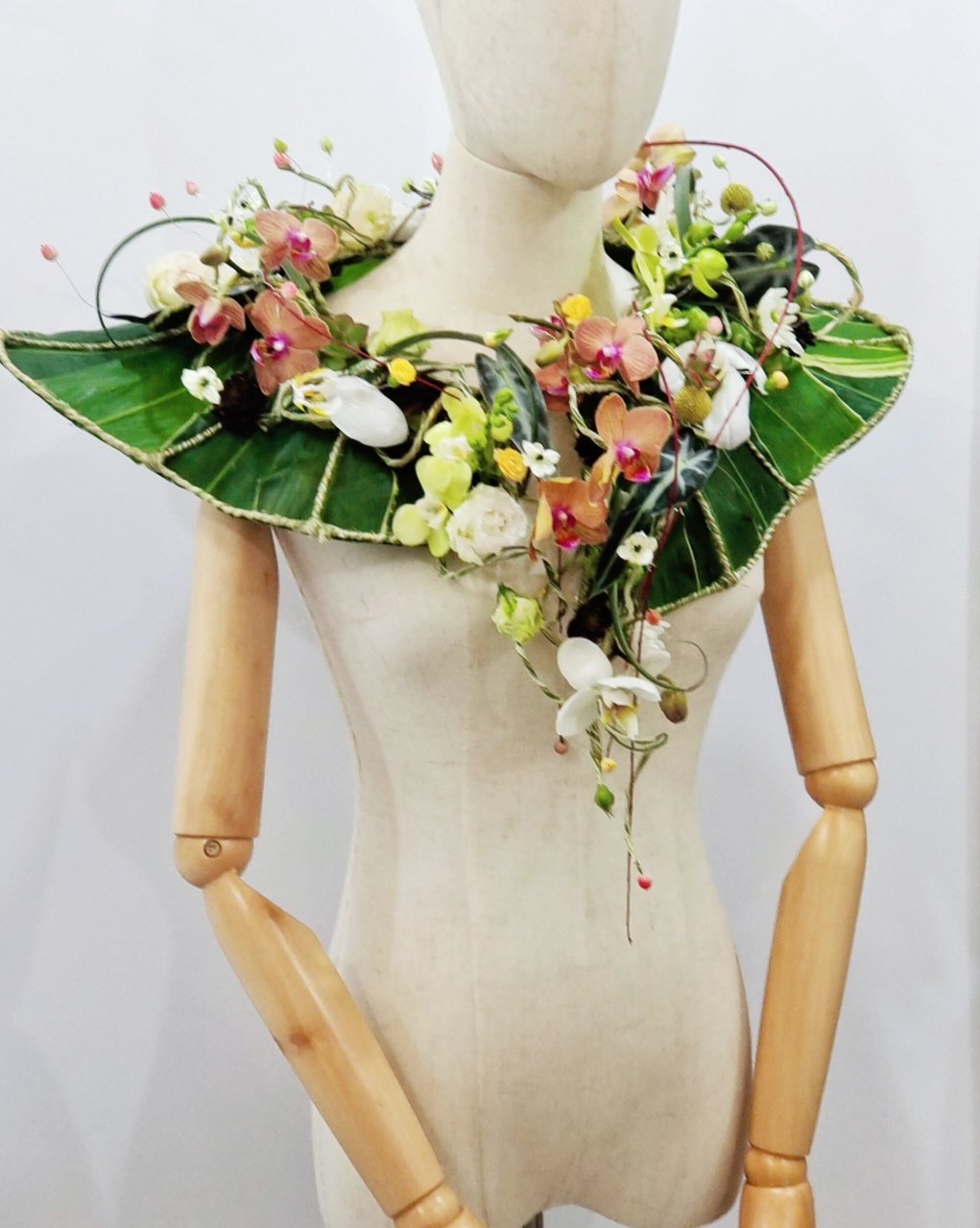 2023年高职院校国赛——人体花艺