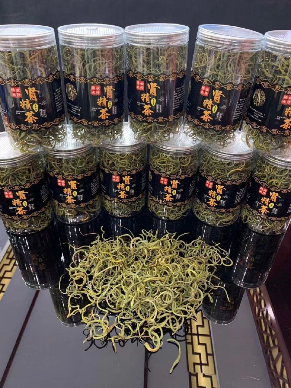 精选肾精茶(东北野生石茶)一瓶50克 ,纯手工挑选 无根儿 无黄叶 肾精