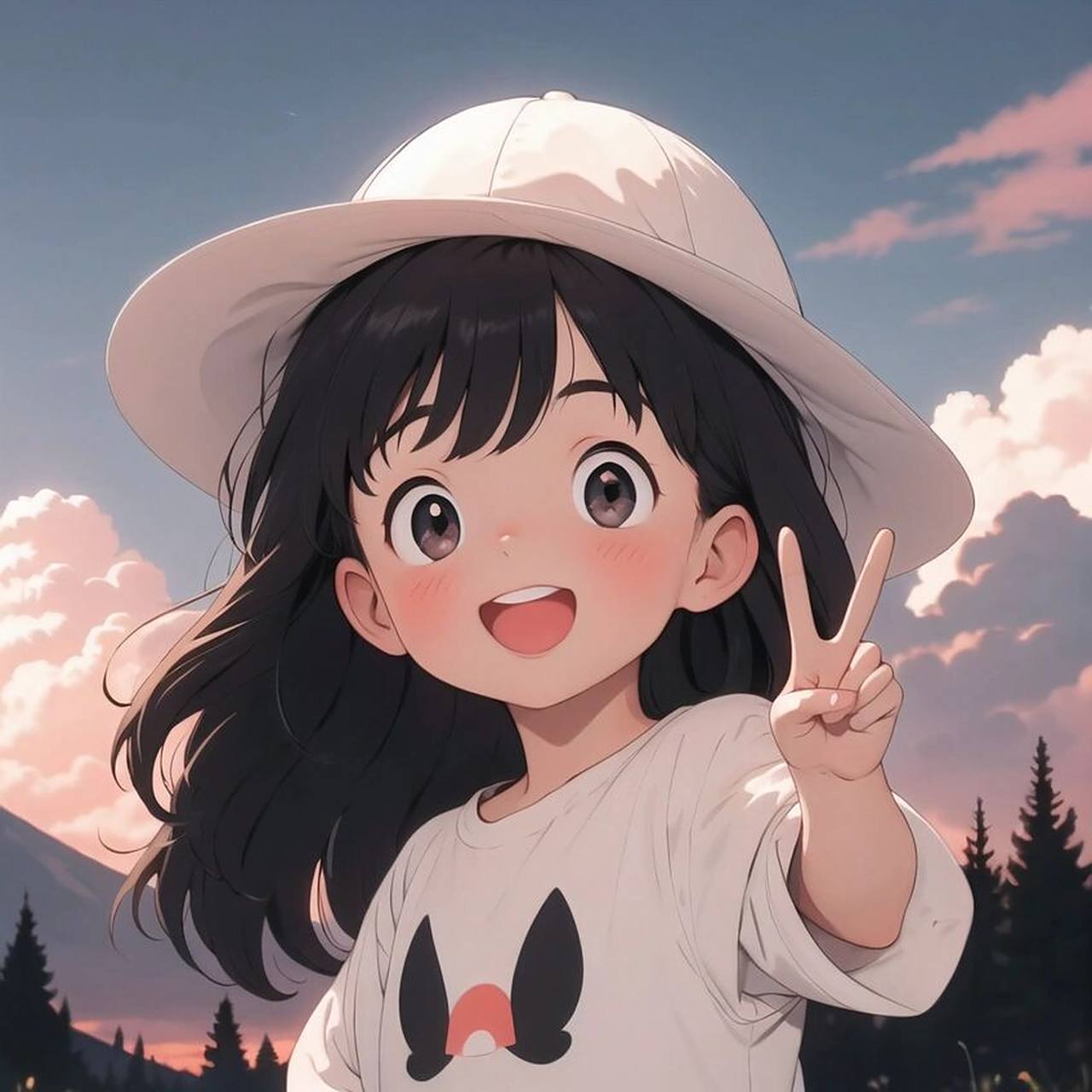 旧漫女生头像|戴帽子的女孩真滴很可爱哒