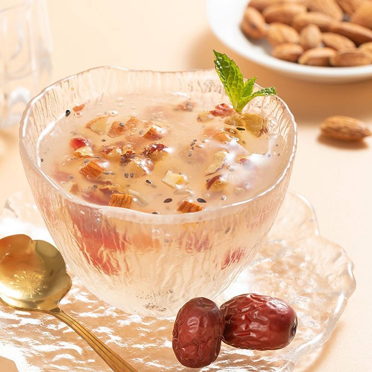 9】好麦多 奇亚籽桂花坚果藕粉 赠杯勺    藕粉清热凉血 养胃润肺这家