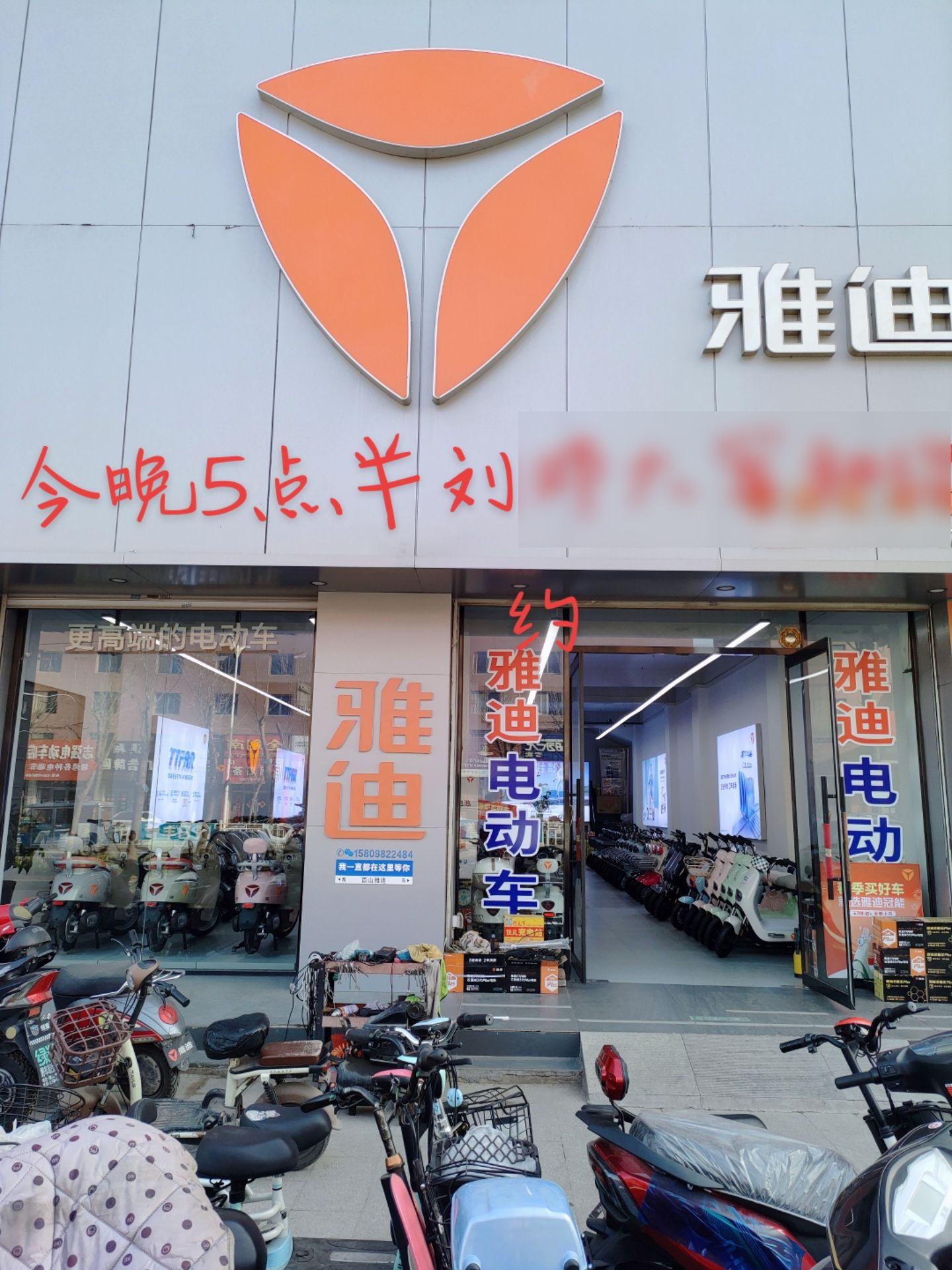 雅迪门前盛大开启大型