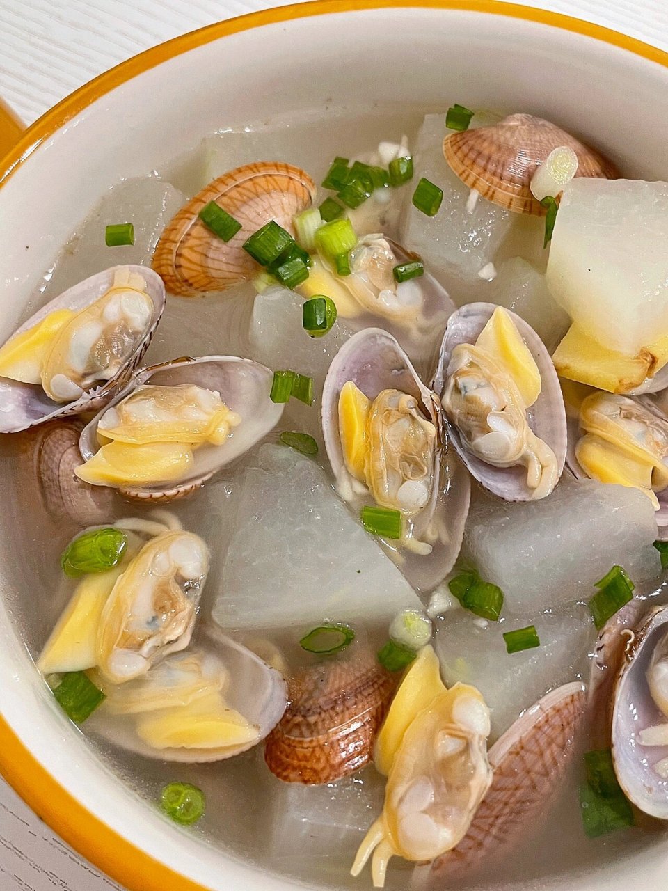 老爸教我做菜的第64天【花甲冬瓜汤】 感谢老爸的菜谱~又学会一道菜了