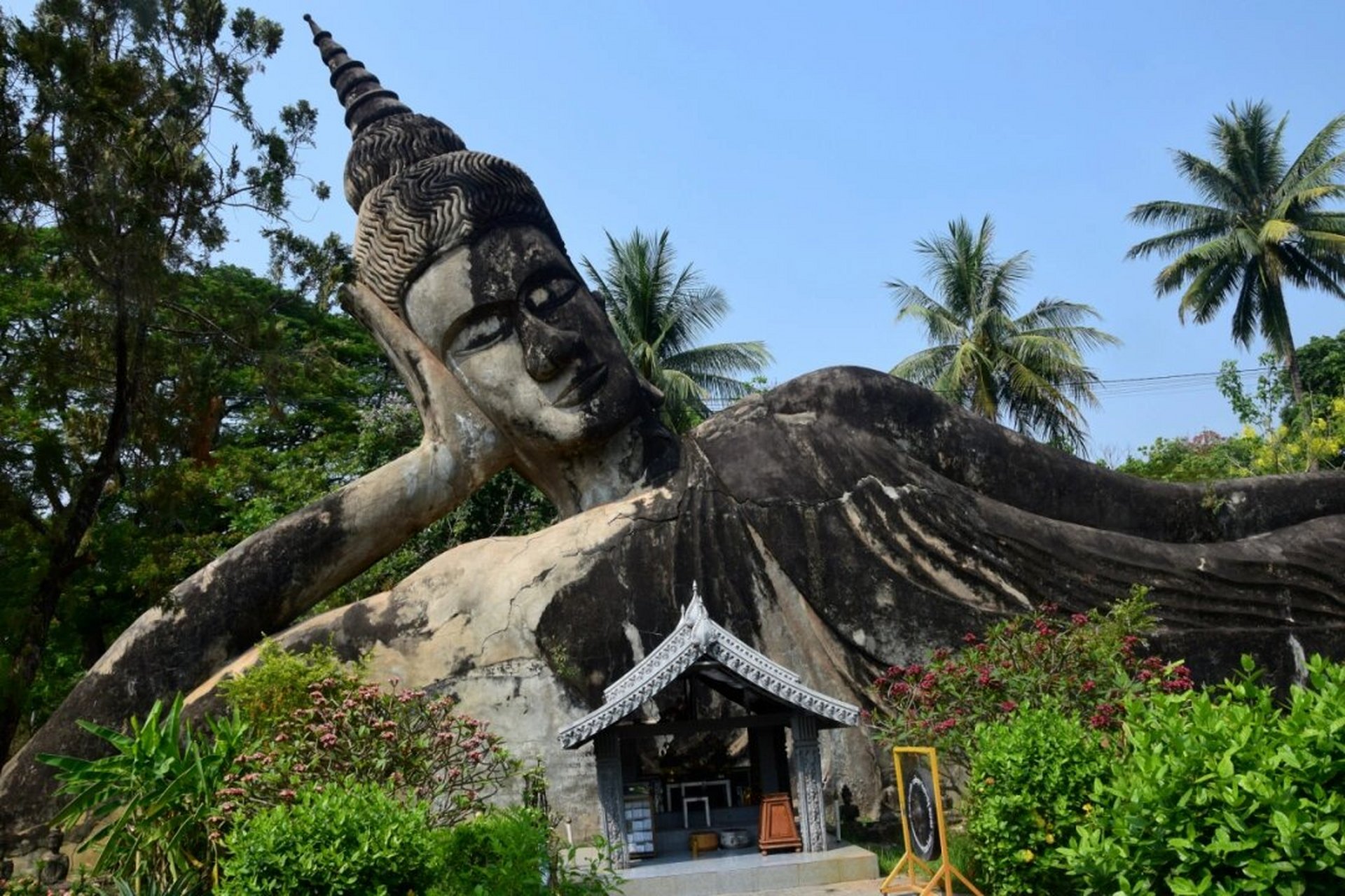 奇特的老挝佛像文化,万象的佛像公园 佛像公园(buddha park)即佛像
