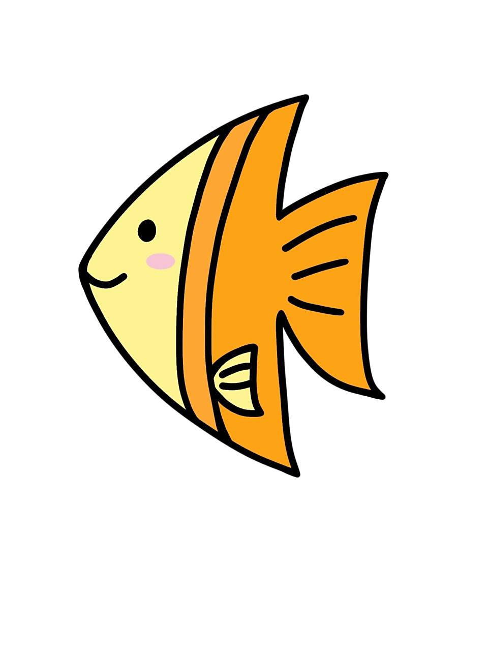 儿童简笔画|热带鱼9696 亲爱的小朋友们,欢迎来到我们的创意时间!