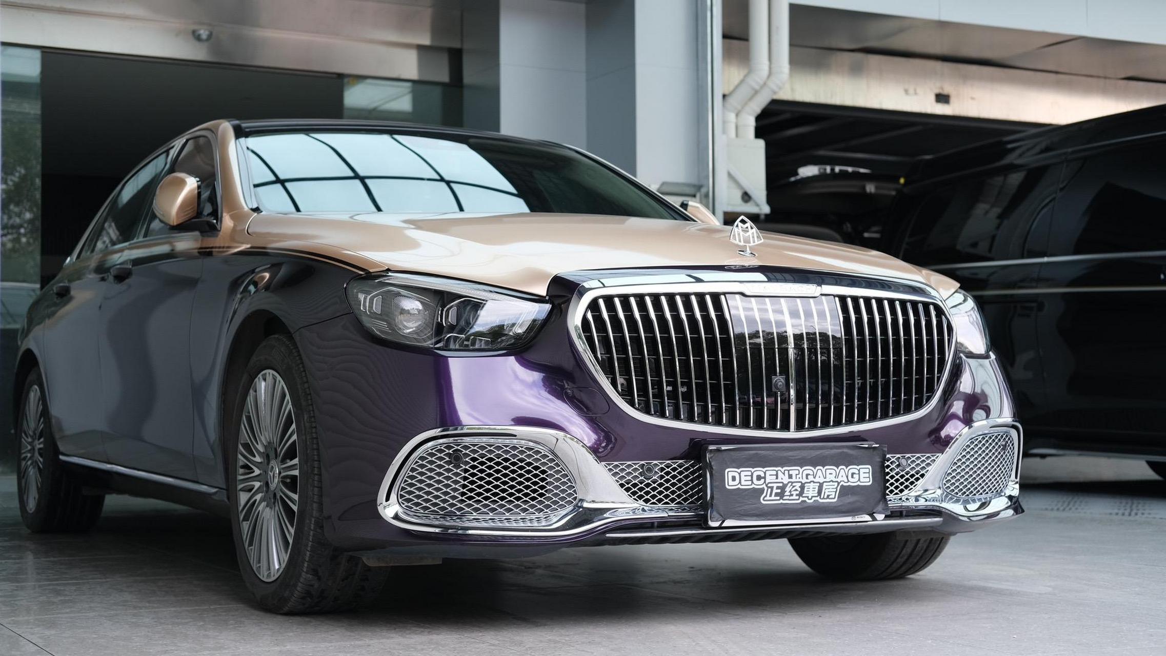 金属葡萄紫77迈巴赫香槟金.