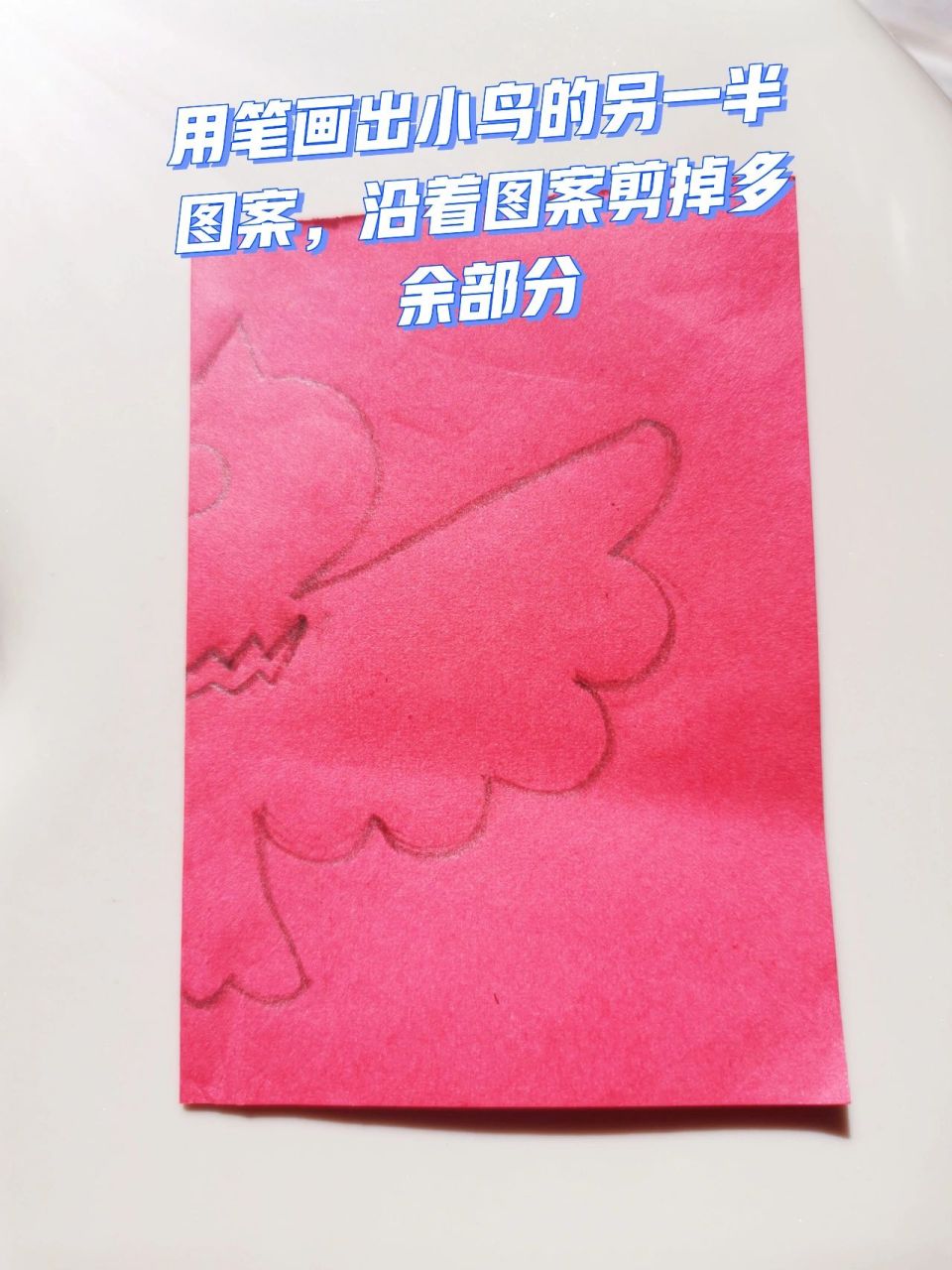 剪纸动物篇丨儿童创意剪纸之小鸟92 快来试试吧,用剪刀7015剪出