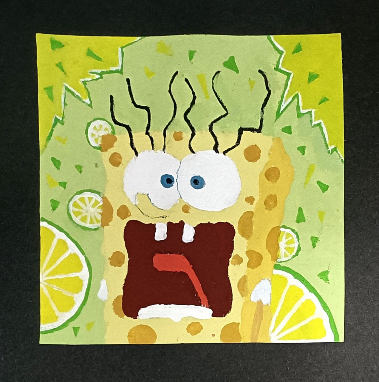 酸甜苦辣色彩构成~酸甜苦辣主题创作