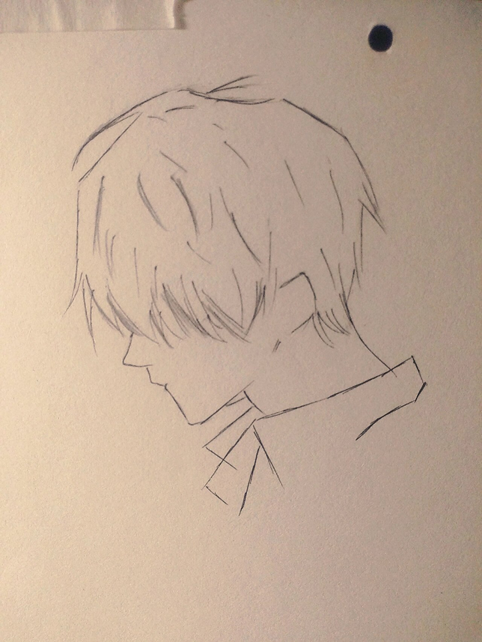 《伪装学渣》 贺朝,谢俞 临摹的是图片在最后一张,拿中性笔直接画的多