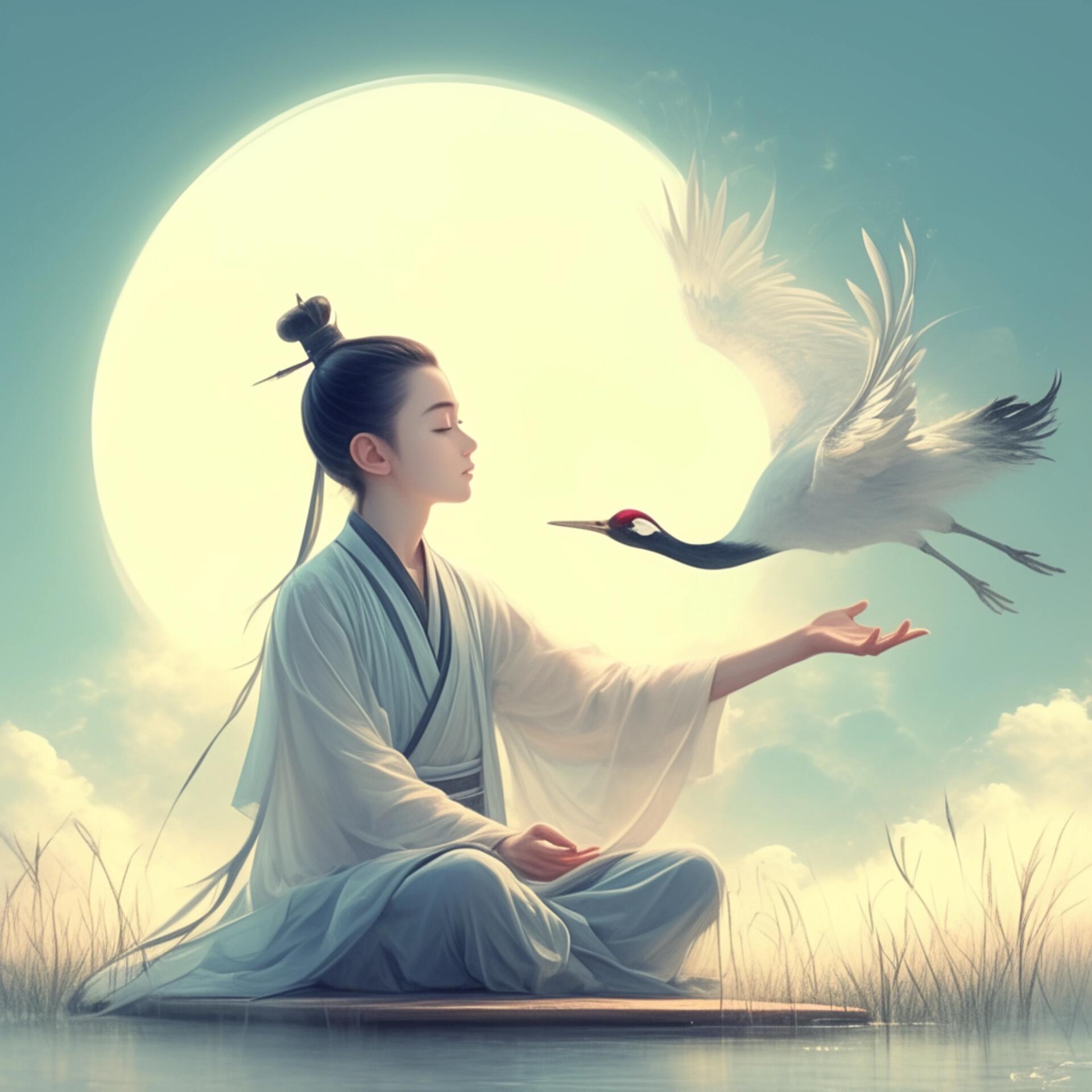 远离世俗的佛系头像