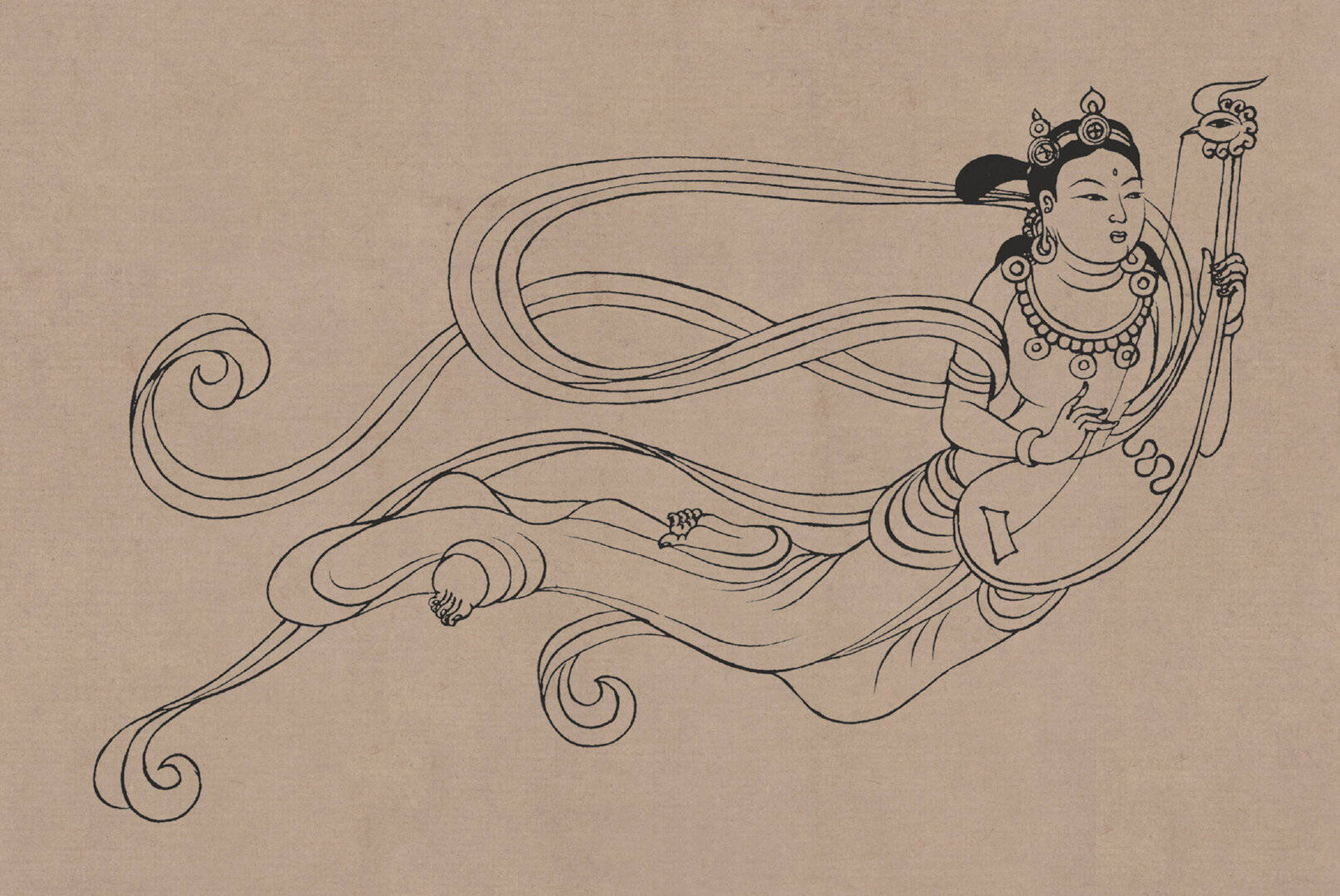 敦煌莫高窟藏经洞经典壁画,手绘素材参考91 敦煌莫高窟藏经洞经典