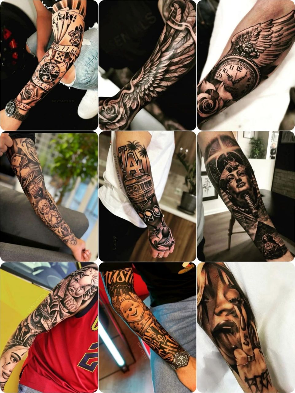 99欧美写实纹身78可深度还原图案内容 写实风格是尽可能真实还原