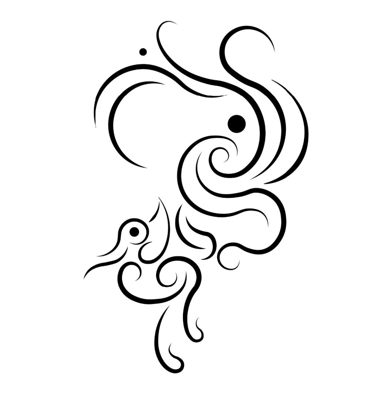 有兽焉,其状如狐而九尾,其音如婴儿,能食人,食者不蛊.