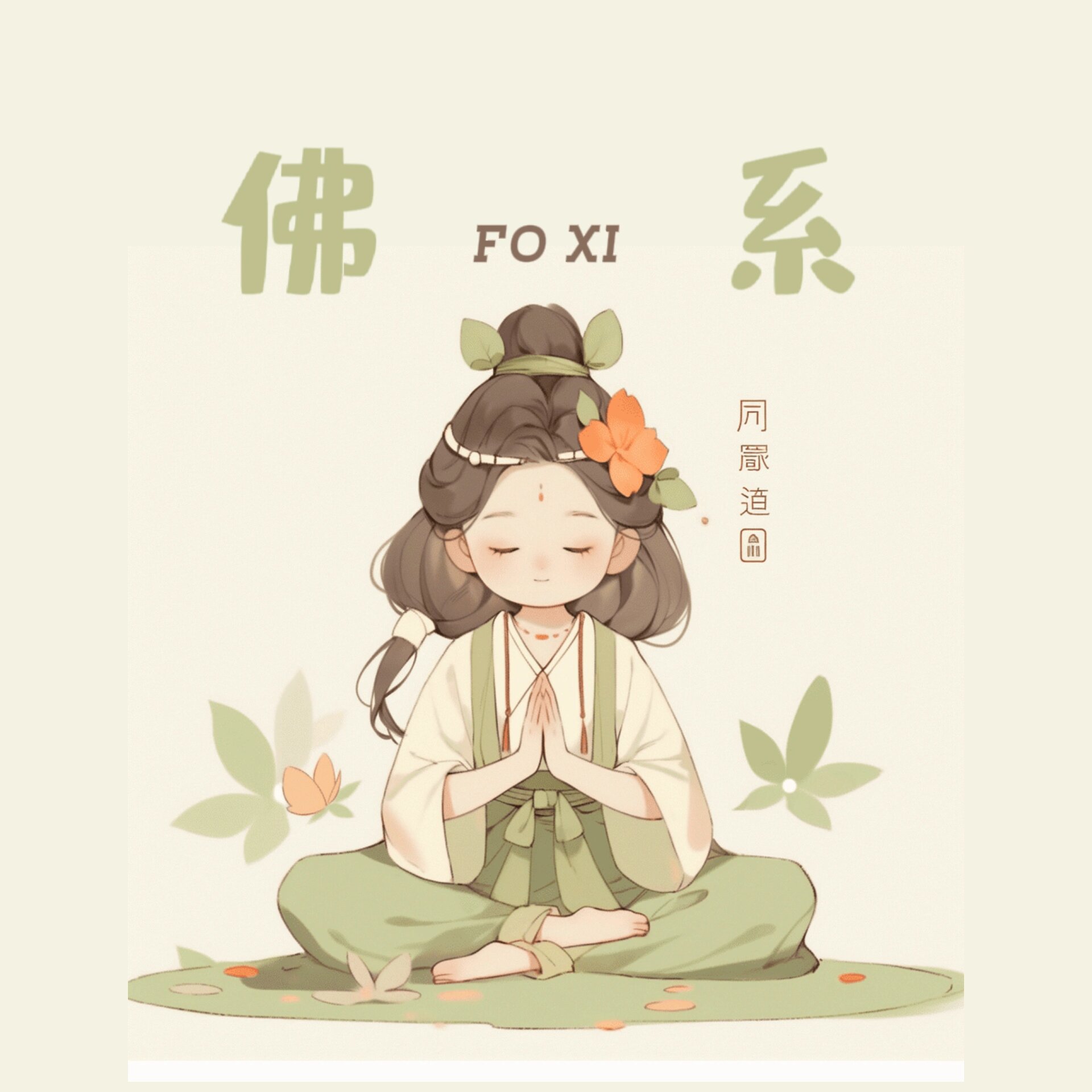 分享一波佛系少女头像