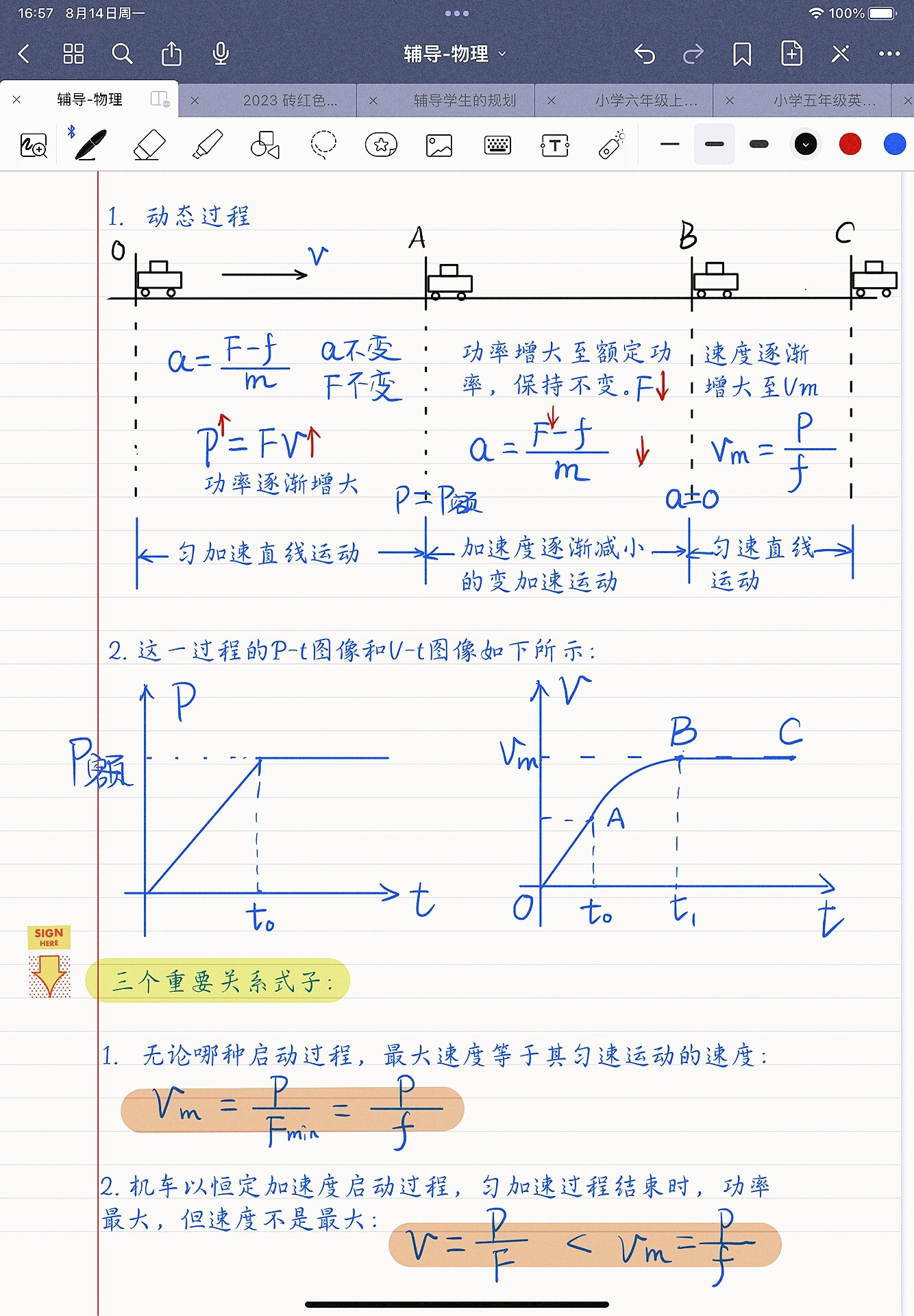 机车启动问题图片