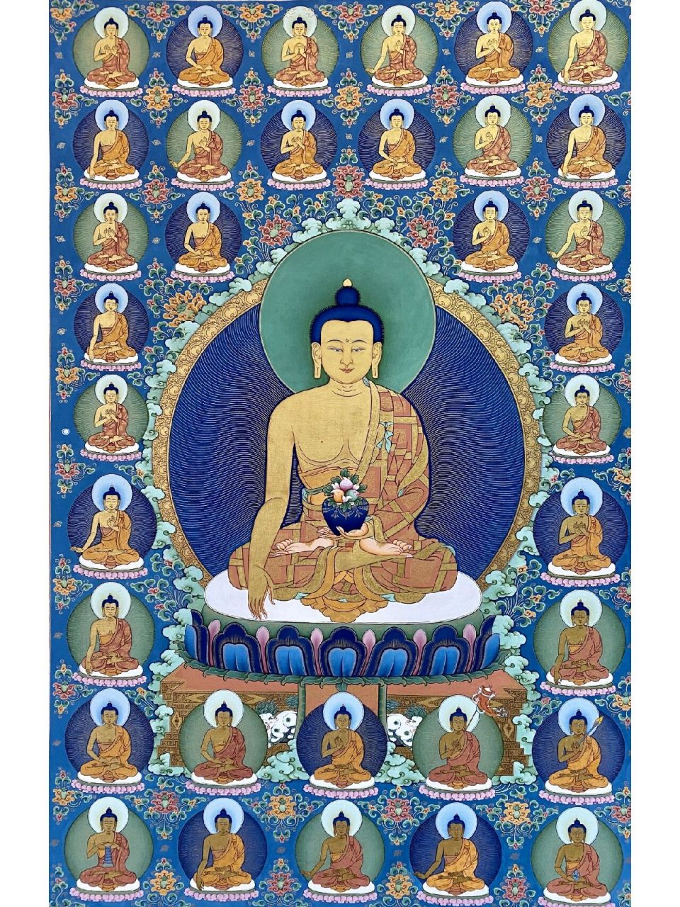 三十五佛,西藏精品唐卡收藏级佳作