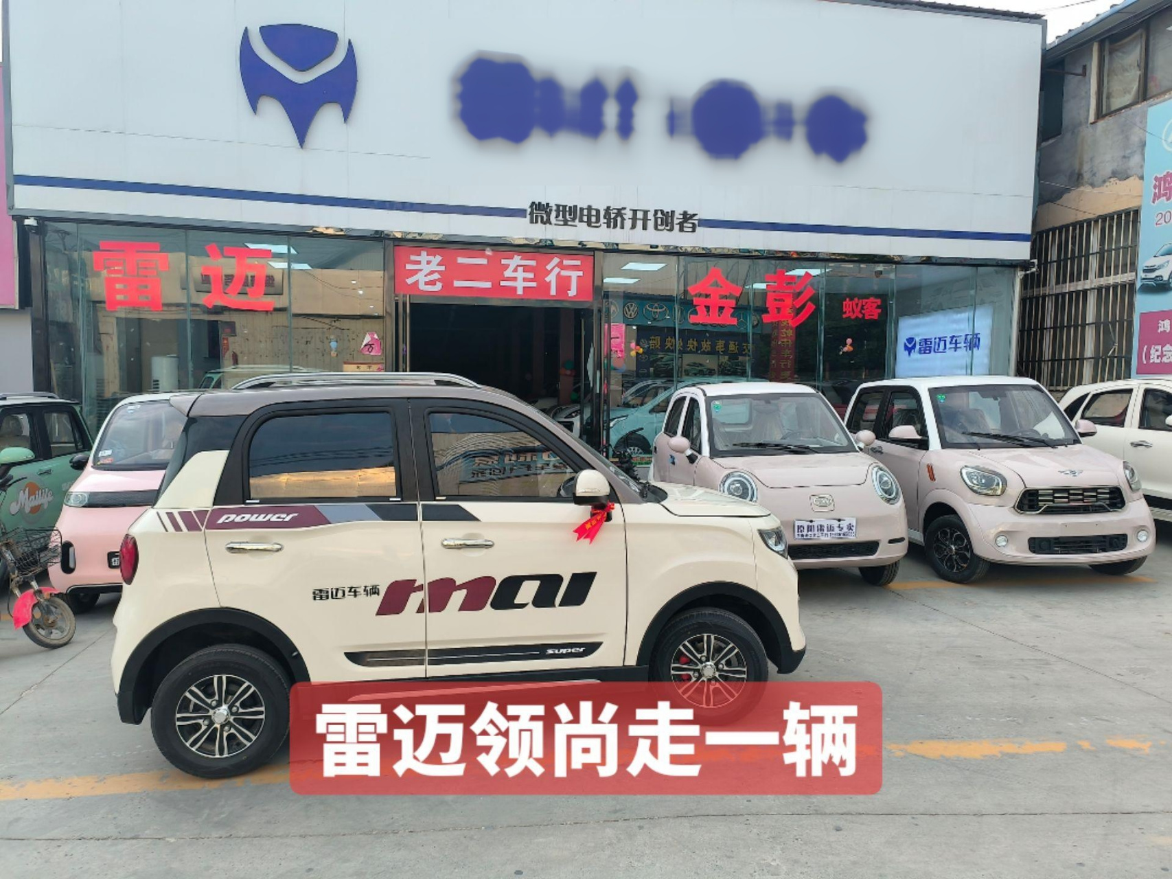雷迈领尚走一辆新能源低速电动汽车 四轮低速电动车 电动四轮车 新