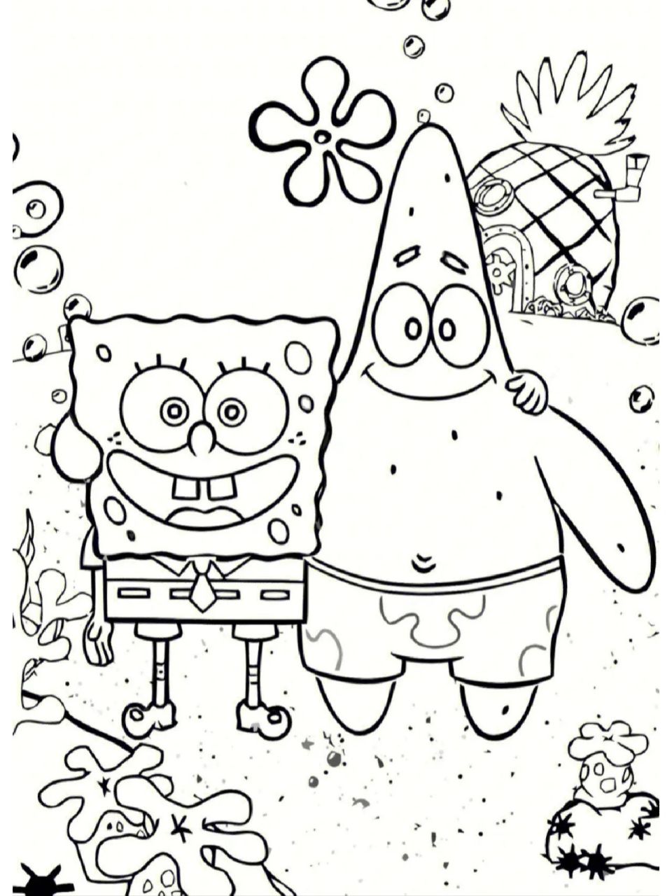 幼儿园简笔画涂色画