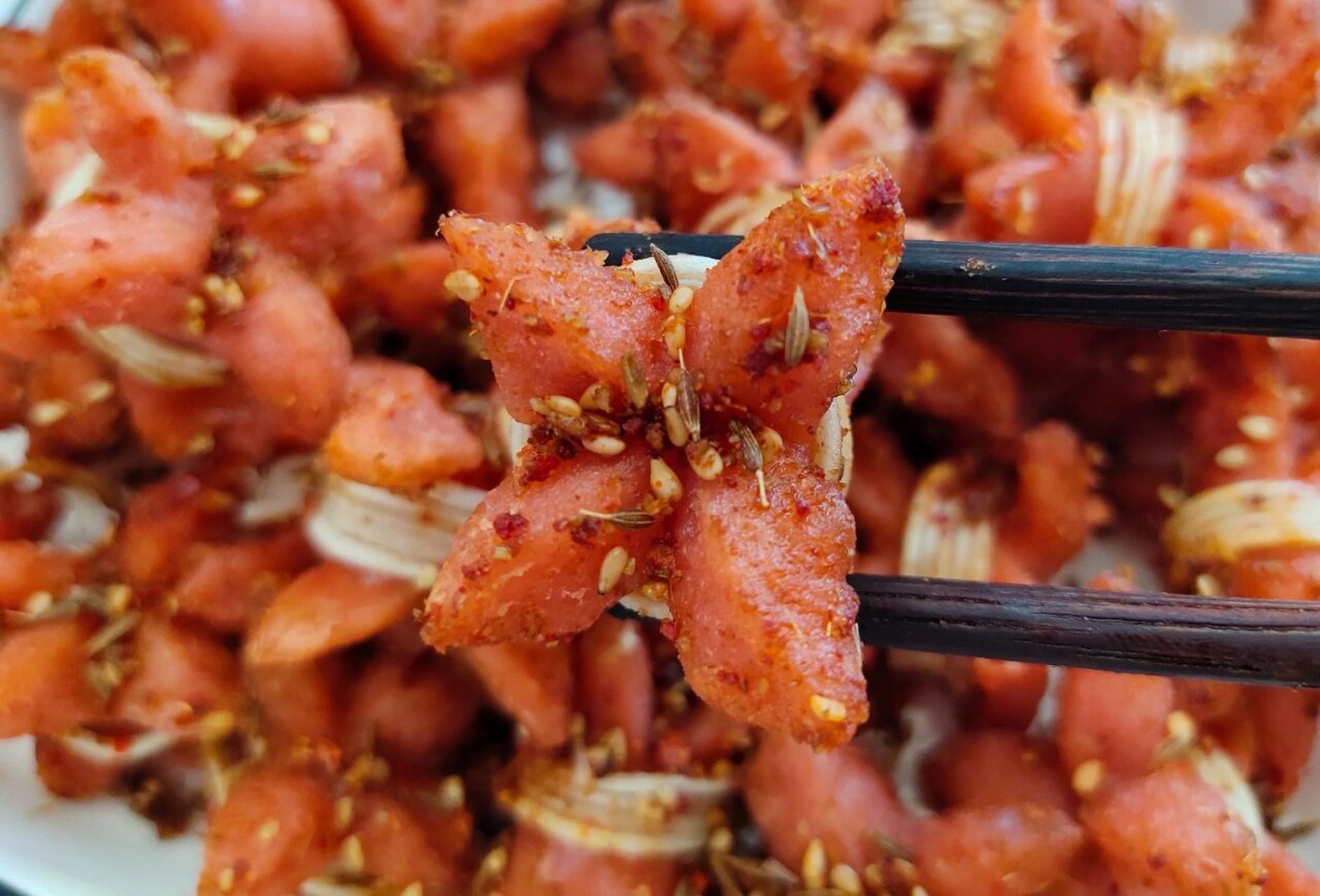 超简单6015巨好吃6015小朋友超爱开花亲亲肠 原料简单,做法