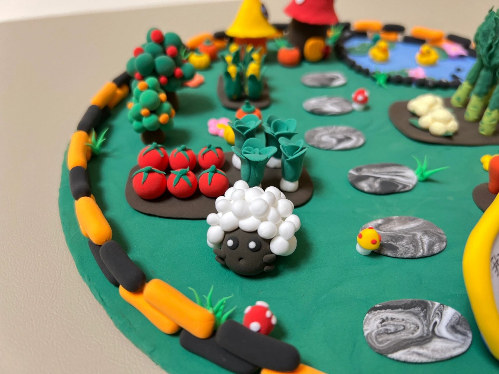 超轻黏土小菜园 历时2天竣工