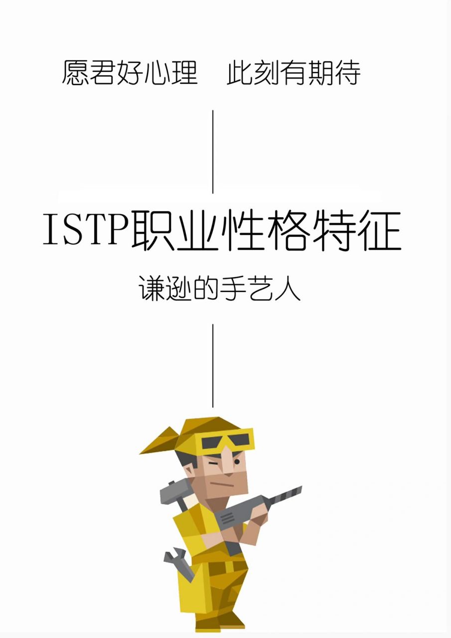 mbti职业性格--istp型人格解读 istp:谦逊的手艺人 性格特点:坦率