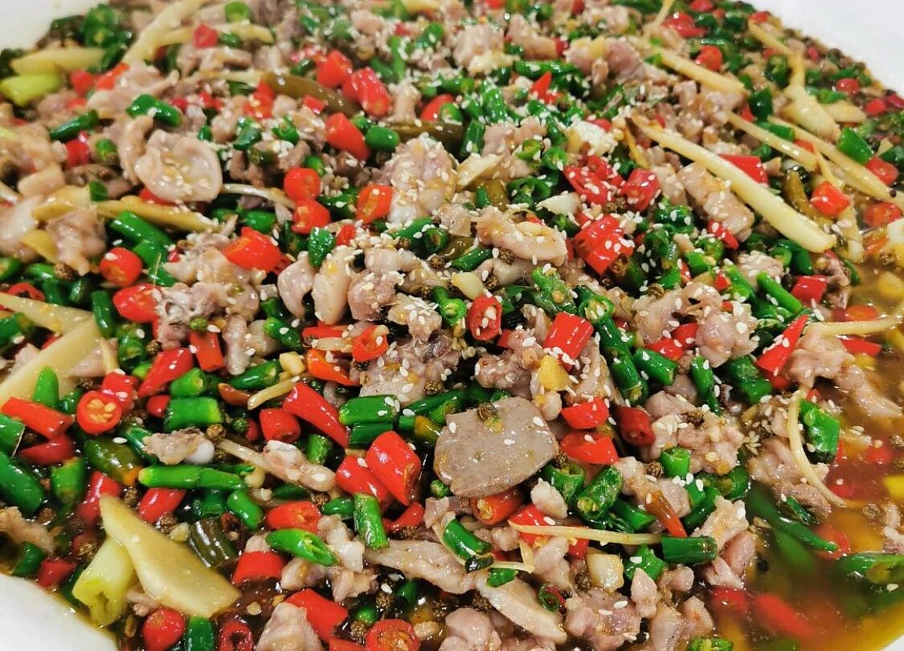 我这老坛混泡泡椒才是璧山兔的灵魂 重庆人都迷特色菜璧山兔92,真的