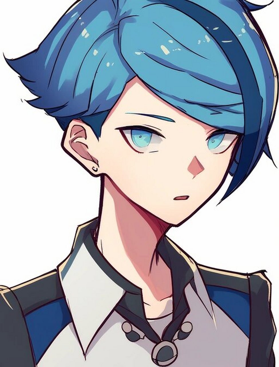 蓝色系男生 真的有人能拒绝蓝发男孩纸么