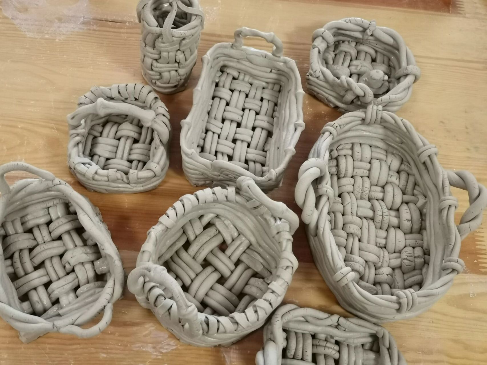 泥条编织系列 陶艺教学