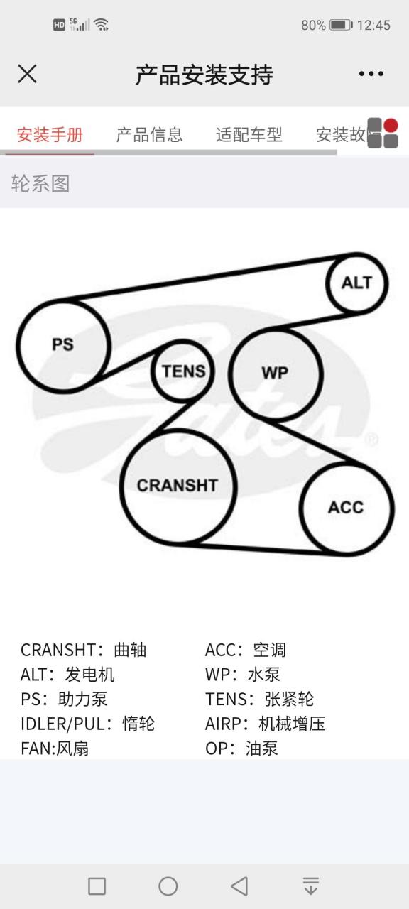 帝豪发动机皮带安装图图片