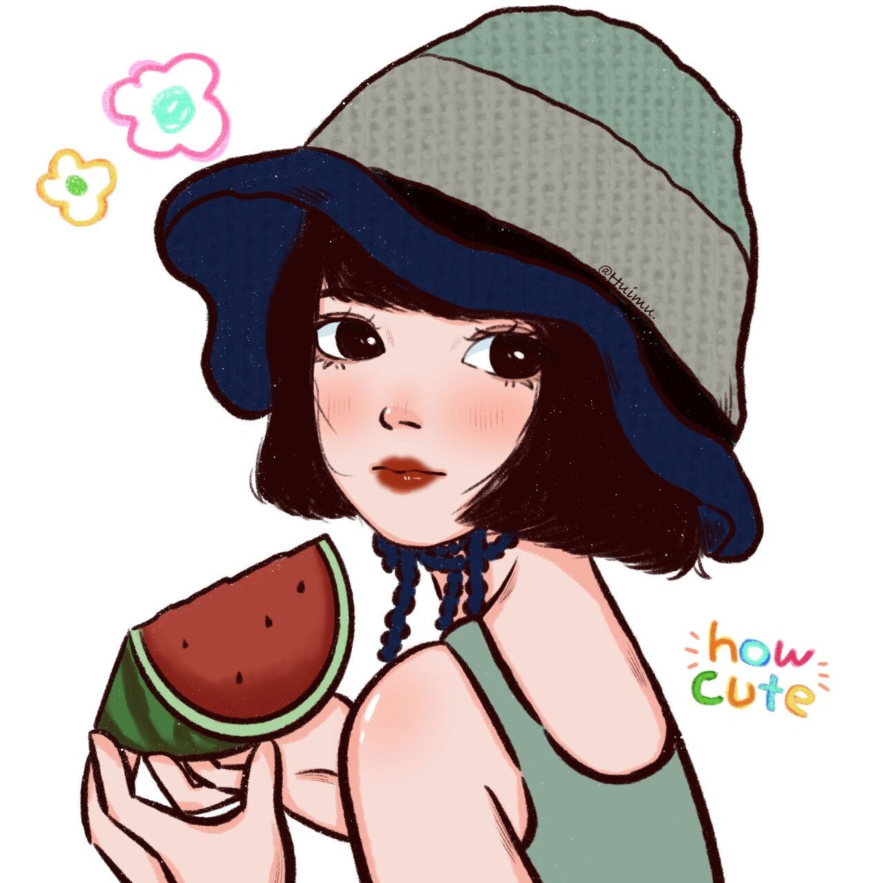 头像║适合夏天的头像-吃瓜群众91 戴眼镜还是不戴眼镜 你们自己选