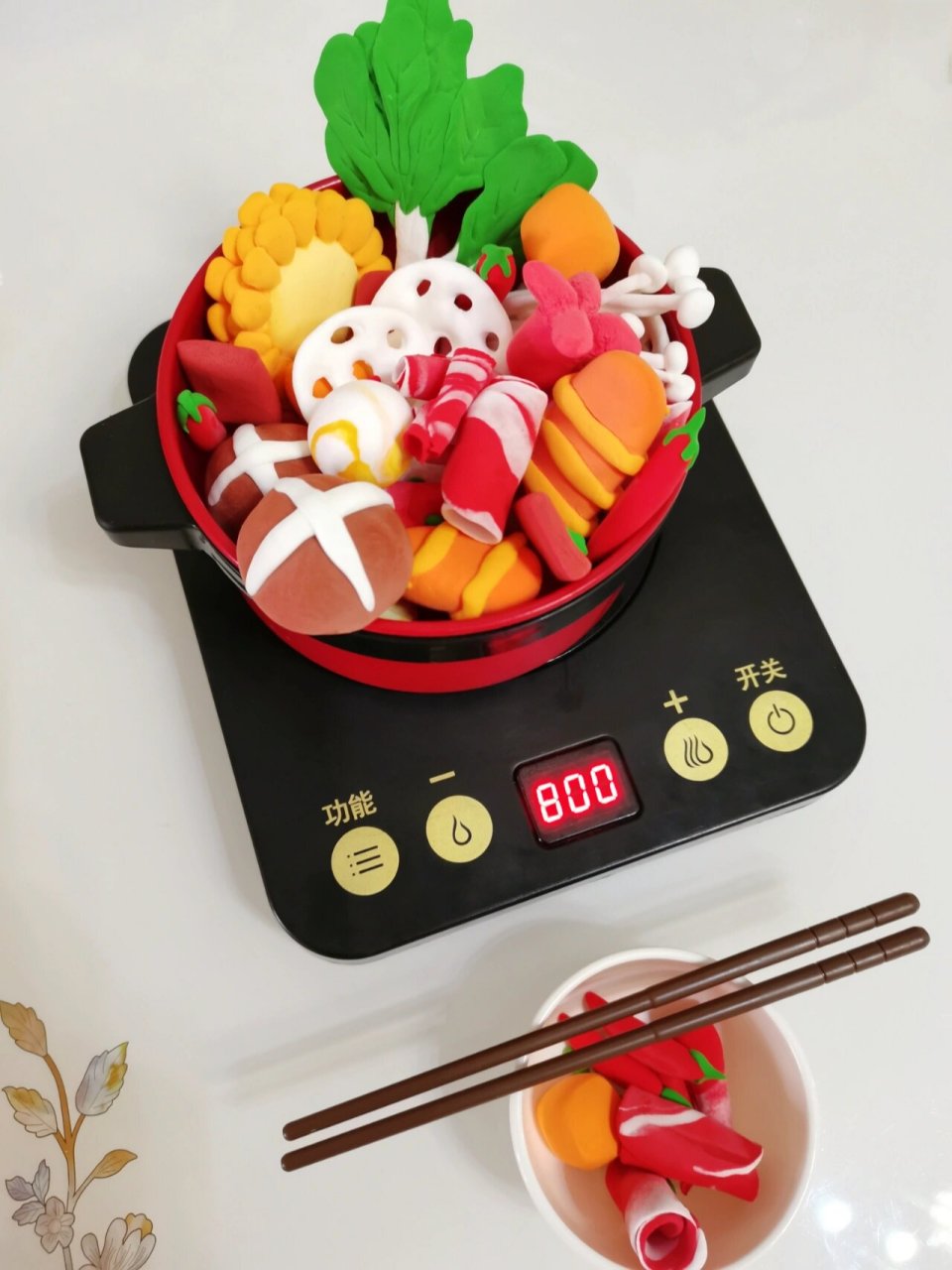 橡皮泥火锅～ 真的是万物皆可捏呀!