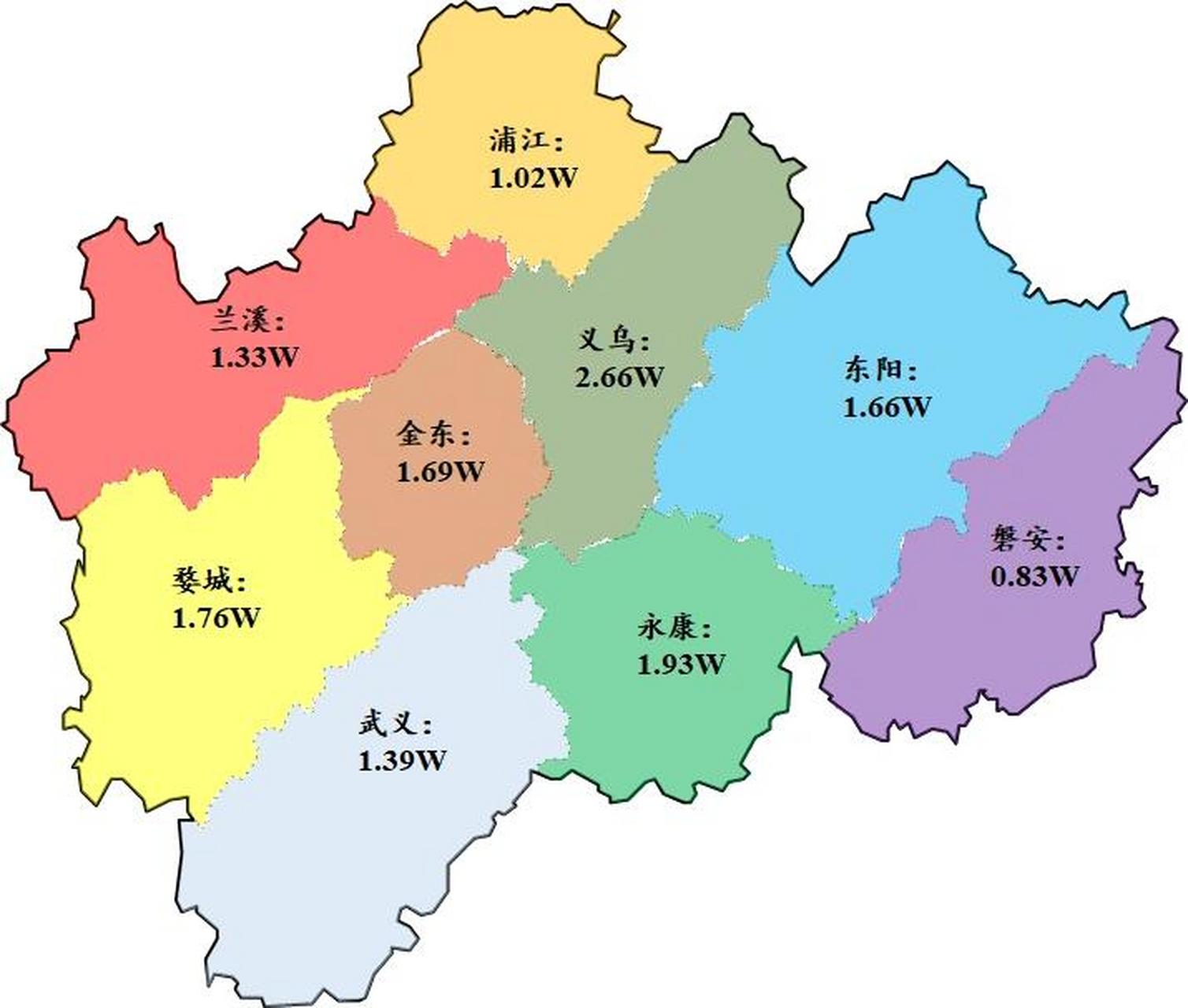 浙江省金华市各区县房价地图 浙江省金华市各区县房价地图.