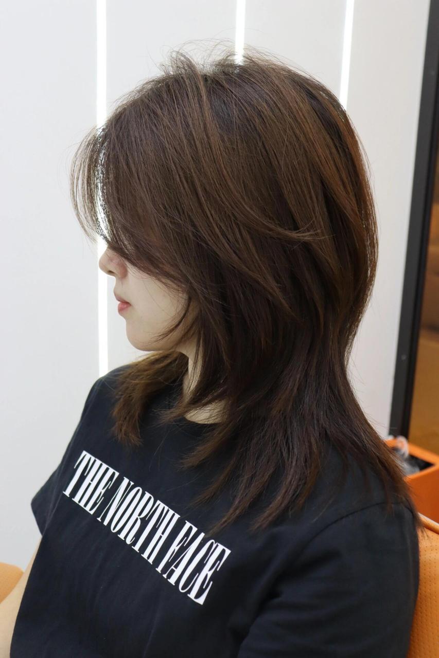 中长碎发 高级感满满的发型约起来