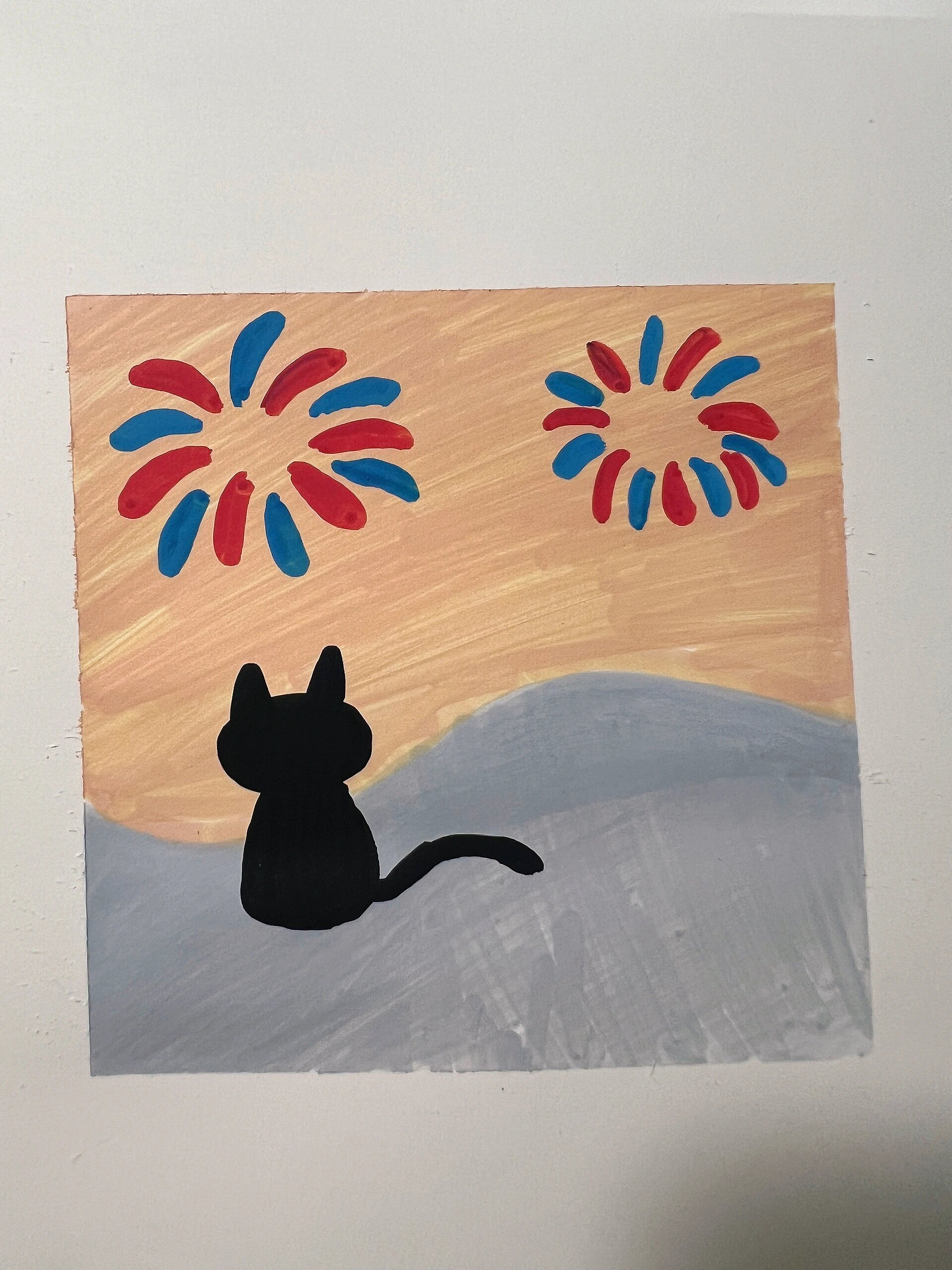 丙烯马克笔简笔画合集 初级新手画一画.每次画完都更新一下.