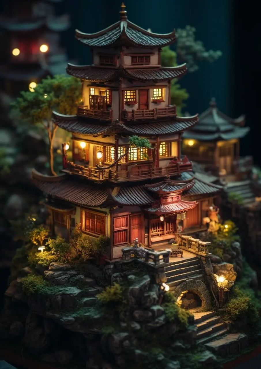 热闹的古代汴梁城微缩模型～ 汴梁,是元明时代对于开封的称呼,相传在