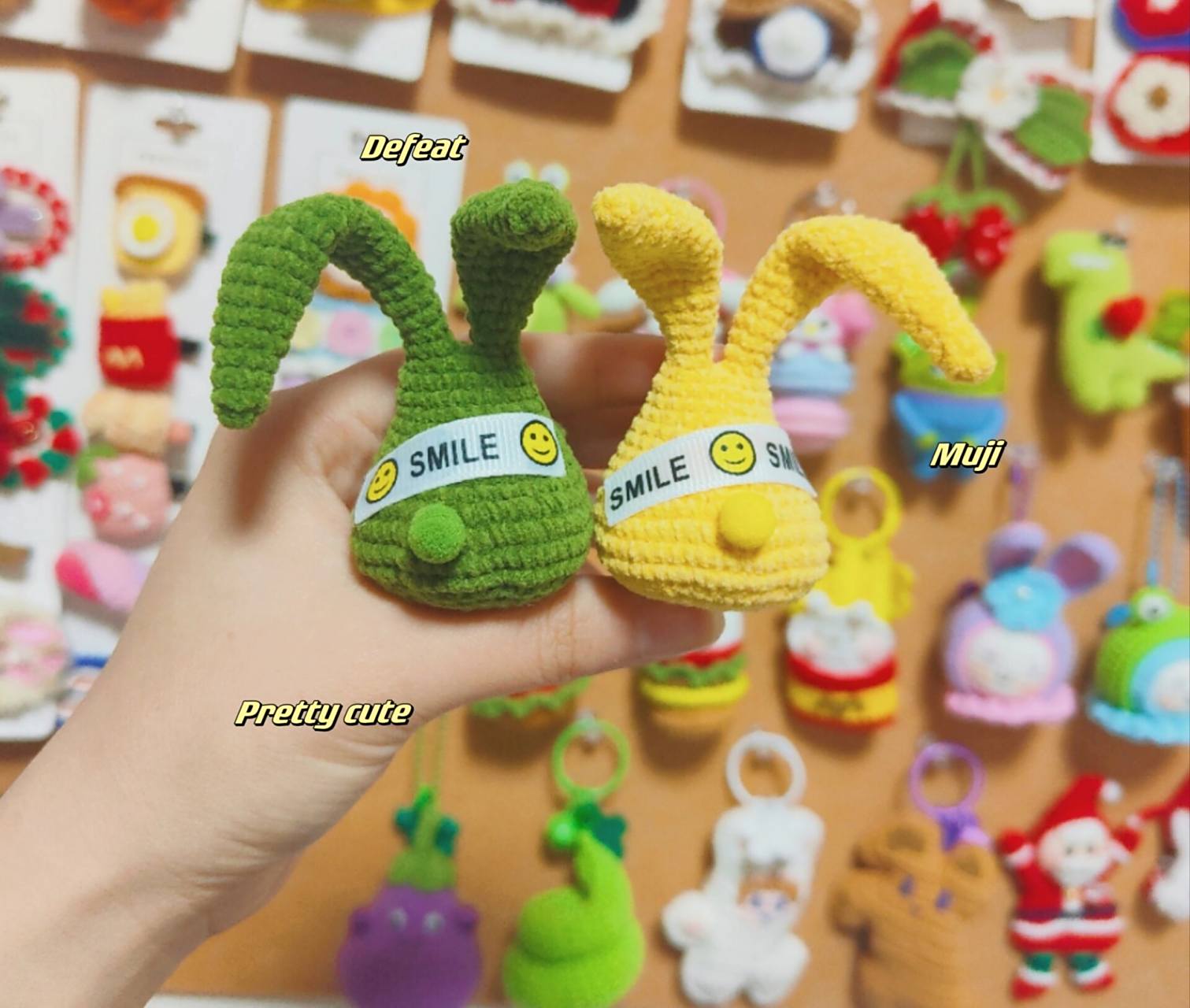 钩织长耳兔【附图解】 图解来自 好可爱  钩的有点上头了 好想每个