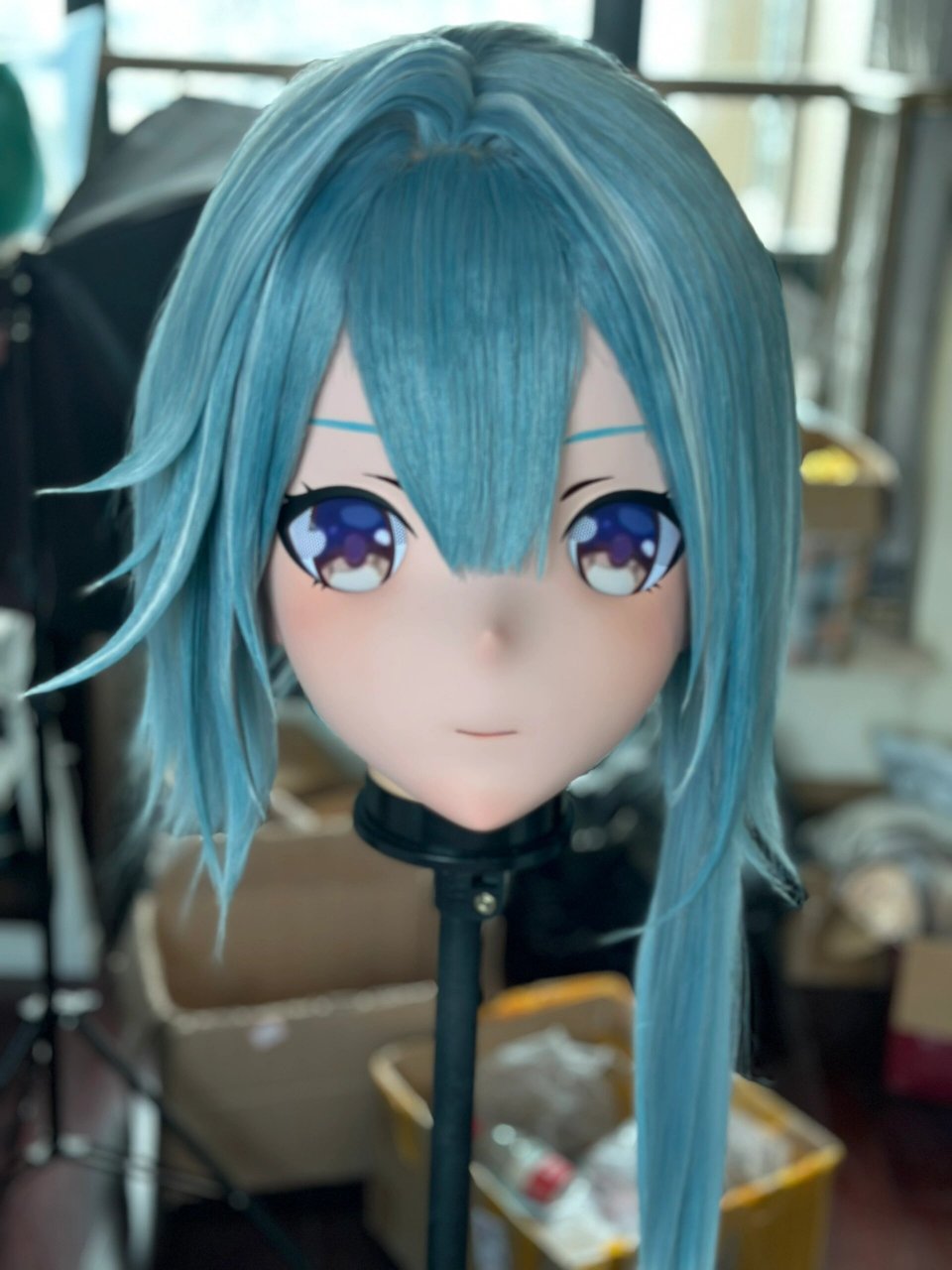 kigurumi 全头带锁头壳优菈 定制角色,全头带锁kigurumi 头壳,价格