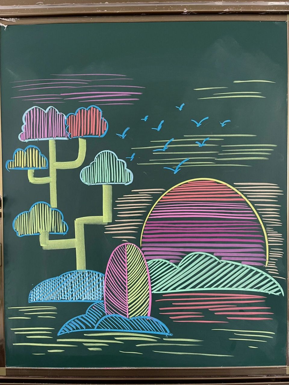 好看又好画的黑板报小角落边框