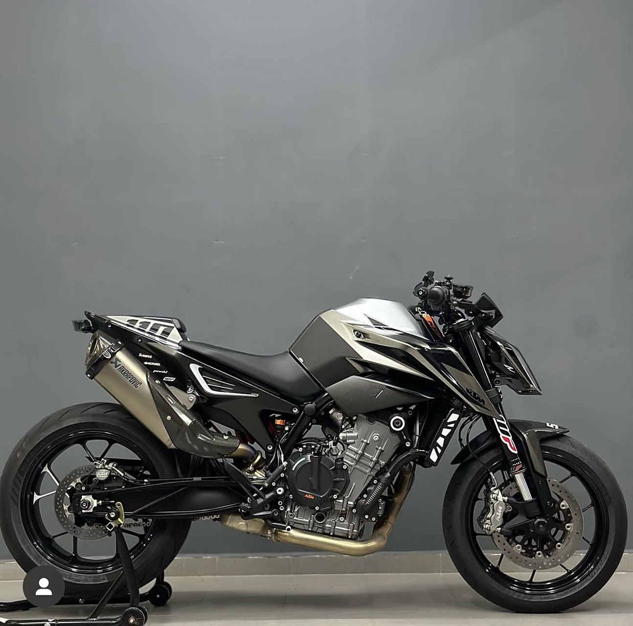 ktm790duke银黑改装案例欣赏